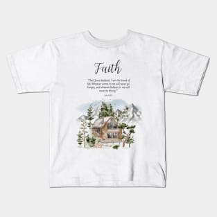 bible verse about faith Kids T-Shirt